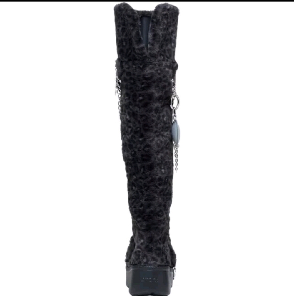 Crocs Classic Gothic Unfurgettable Knee High Boots Size 7 NEW IN BOX - Picture 5 of 11